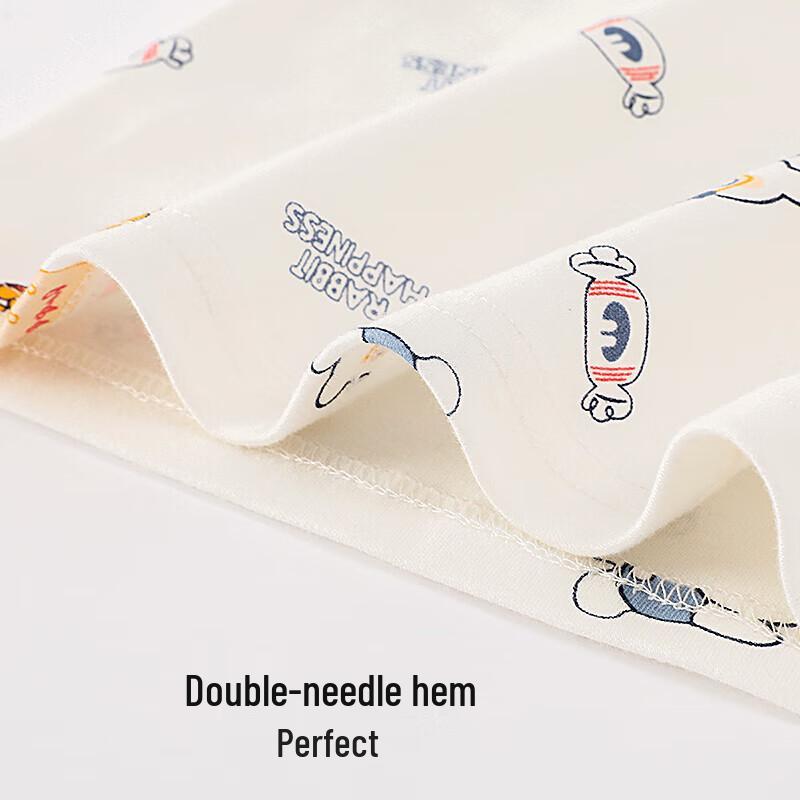 Hongdou Kids' 100% Cotton Thin Thermal Underwear Set