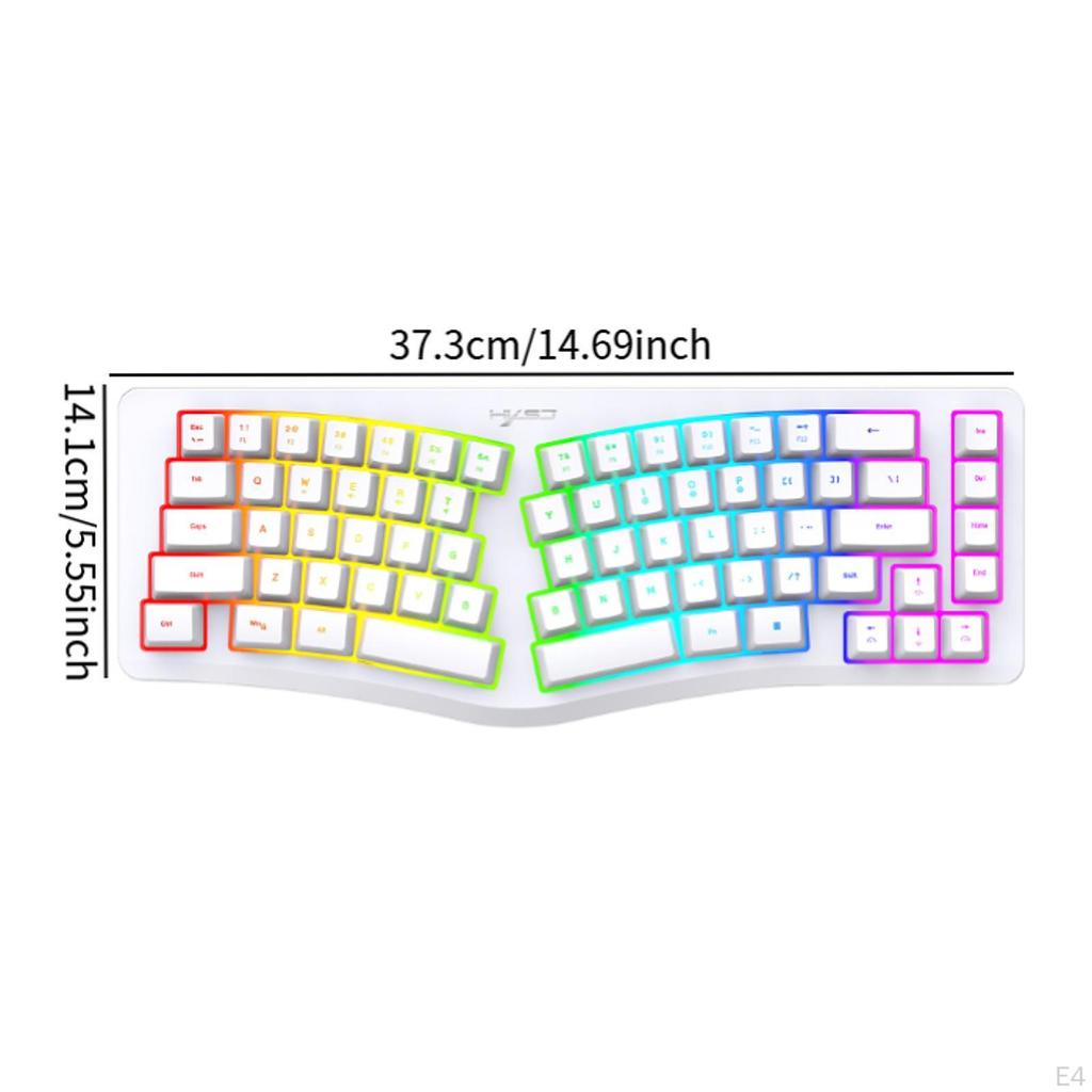 Bound Gaming, Illuminated Mechanical Computers with 69 Keys And USB, Rainbow Backlight