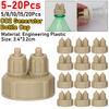 5-20Pcs Plastic CO2 Generator Bottle Cap Carbon Dioxide Quick Screw Fish Tank CO2 Generator Bottle Cap Aquarium Supplies
