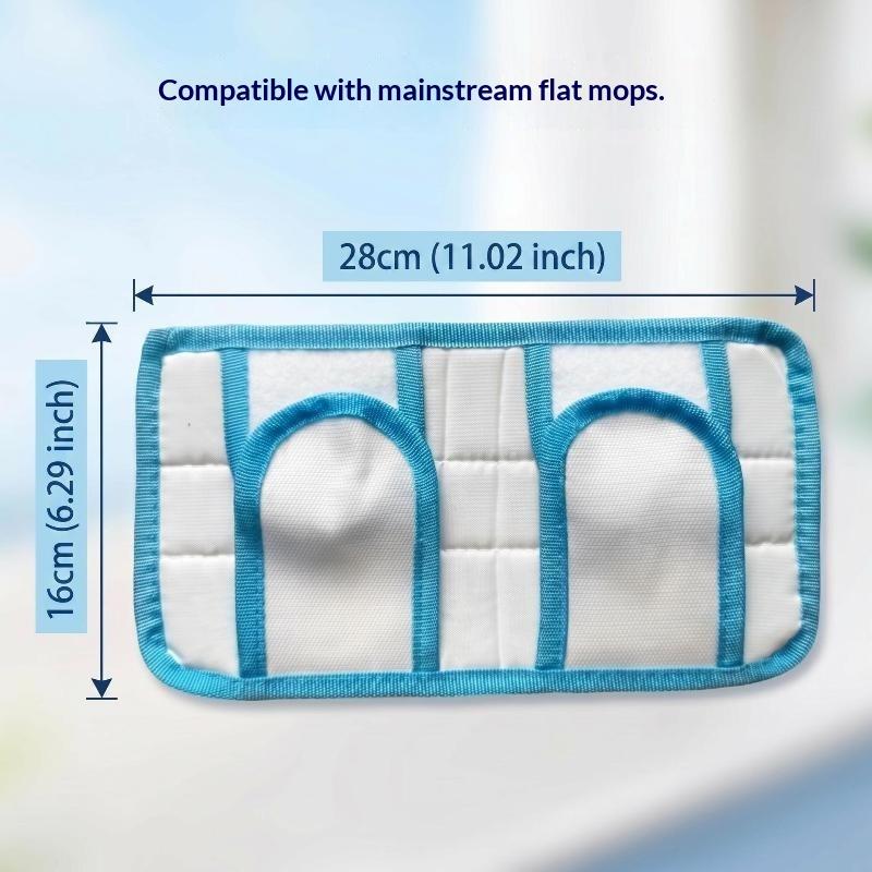 Reusable Double Sided Mop Replacement Pad Fit Swiffer Sweeper Microfiber Flat Mop Cloth For Household Floor Cleaning