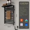 Household Intelligent Constant Temperature Drying Bathroom Towel Bar Touch Control Storage Rack Electric Towel Rack