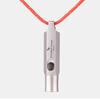 Mini Waterproof Titanium Whistle Multistyles Emergency Exploring Accessories  Outdoor EDC Tool