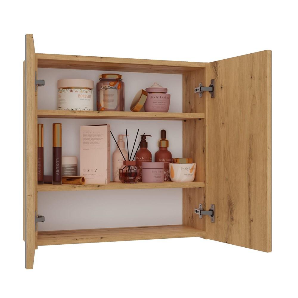 Pola Badezimmerschrank 2 Türen Spiegel Artisan