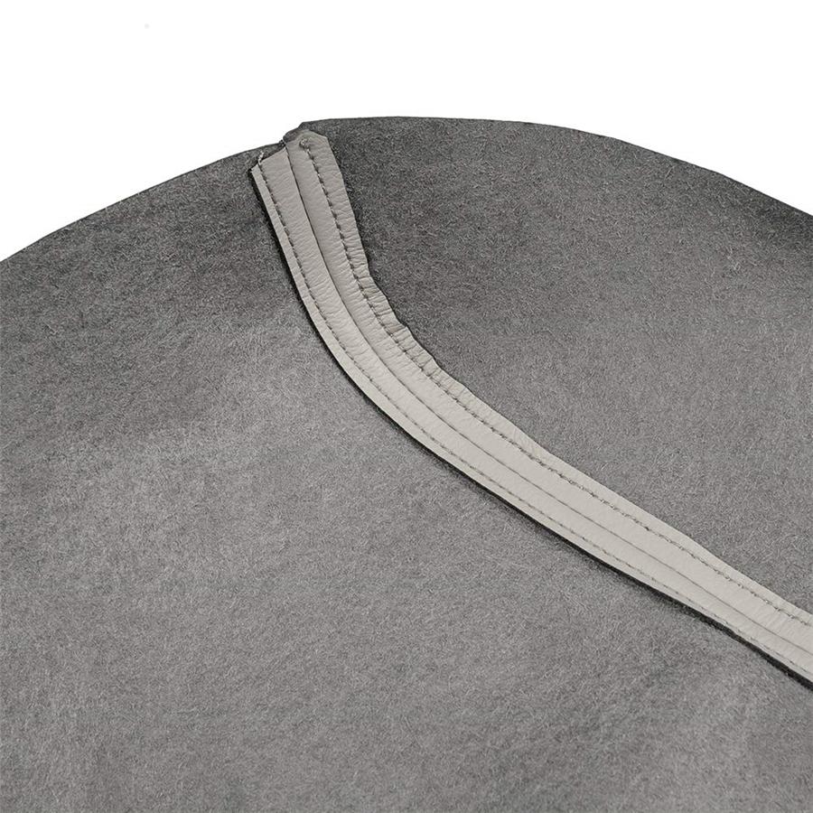 Leather Center Console Lid Armrest Cover Fit For 2009-2015 Honda Pilot Gray