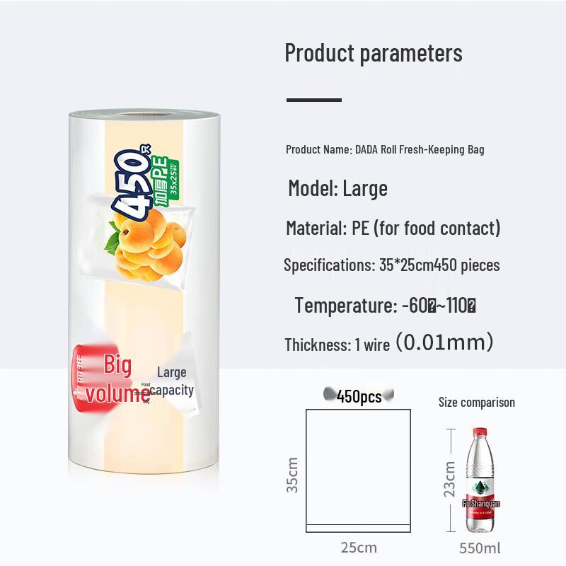 

MARYYA Food Grade Thickened Freezer Bags