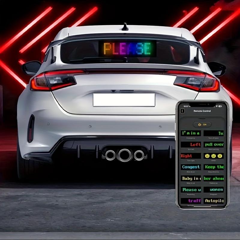 LED Pixel Soft Display, Programmable LED Screen Night Light, APP Control, Delayed Text Pattern Animation Window