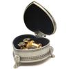 Music box embossed alloy metal music box with movement type You are my 18-valve gold-plated (heart 2, song sunshine)