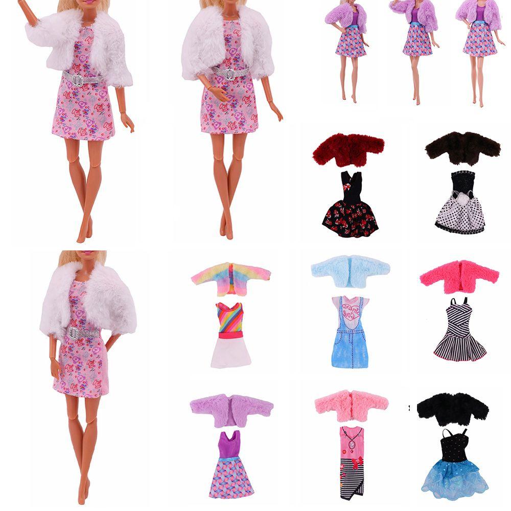 

Принадлежности, подходящие для роста 27-29 см, аксессуары, мини-юбка, плюшевый жилет, пальто, кукольная одежда, набор кукол