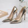 Ladies Stiletto Shoes Pointed Toe Sexy Catwalk Banquet 12cm Heel WZ
