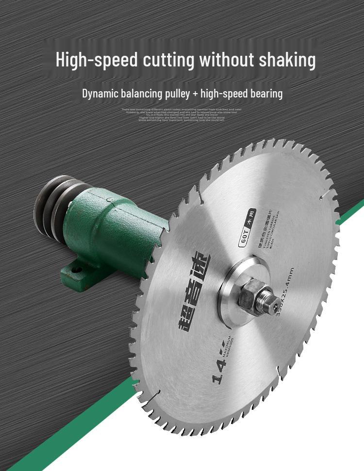 Woodworking Spindle Table Saw with Sliding Shaft Assembly and Bearing Seat