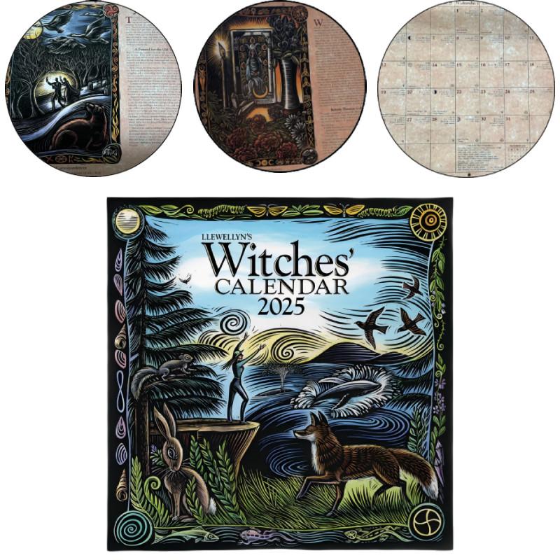 2025 Witches Calendar Captivating Witch-themed Calendar Great For Business Gifts