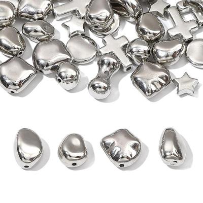 Popular CCB Cross Star Loose Beads for Handmade DIY Necklace, Bracelet, Jewelry, Pendant Accessories