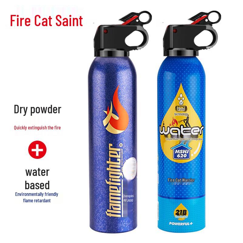 Flame Warrior Portable Dual Fire Extinguisher Set