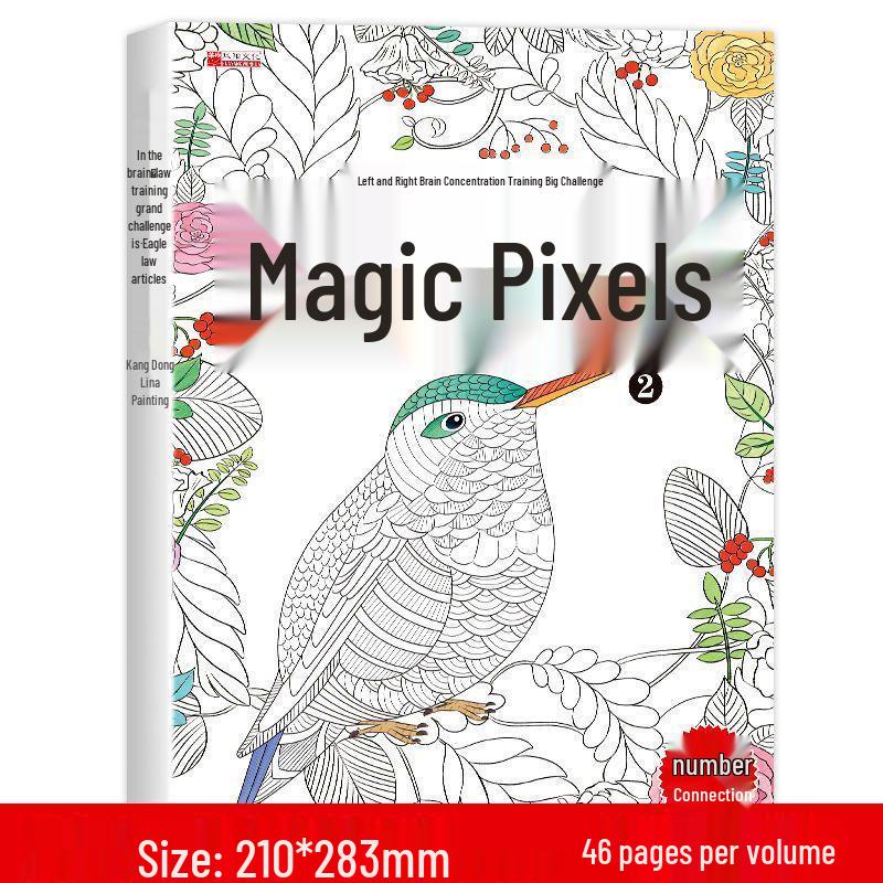 Magic Line Maze: Connect-the-Dots Drawing Book for Kids  Concentration and Thinking Training