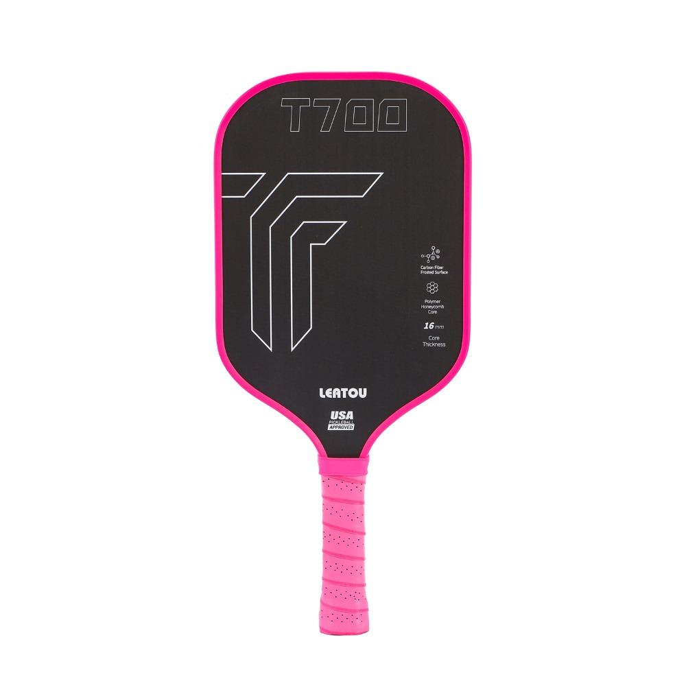 16mm Thickness T700 Pickleball Paddle Anti-slip Matte Surface Peak Carbon Fiber Rackets Lightweight Shock-absorbing розы красного