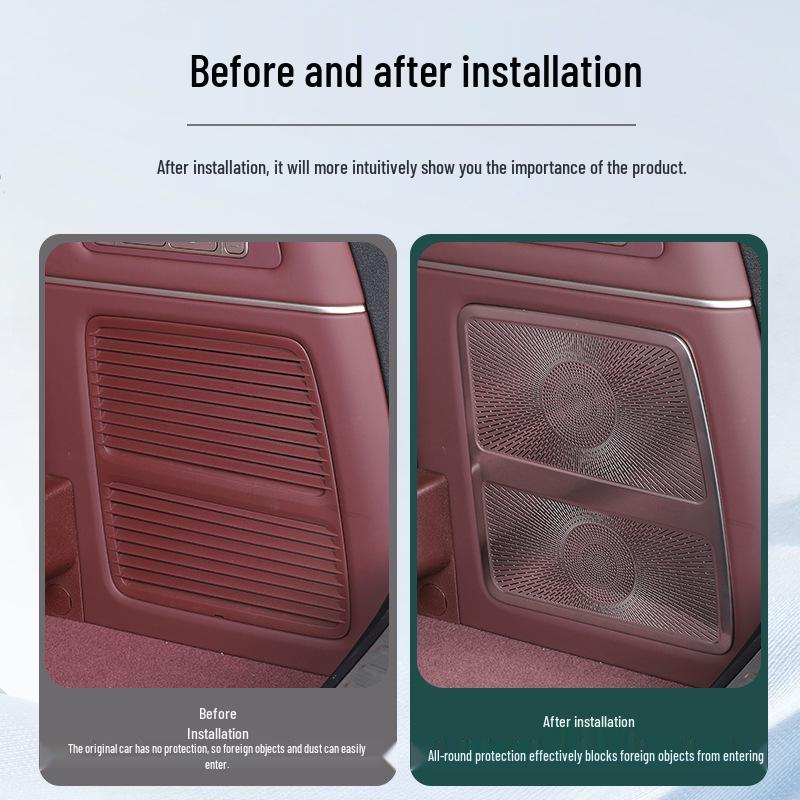 Compatible with 26 Nio ES8 models: Trunk Speaker Cover Vent Air Conditioning Dust Cover - Car Interior Modification Accessories