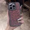 Luxury Glitter Sequins Diamond Case For iPhone 11 12 13 14 15 16 Pro Max Plus Sparkle Rhinestone Shockprook Hybrid Bumper Cover