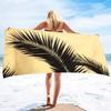 Beach Towel Palm Leaves Pattern Oversized Microfiber Tropical ,Thin Lightweight Pool Swim Tree Bath Shower