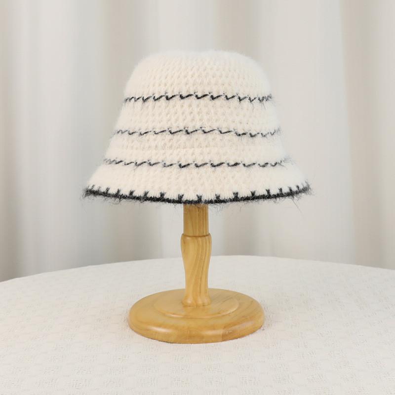 Gestrickter Fischerhut Mit Ohrenschützern Für Winter Herbst Freizeitkleidung