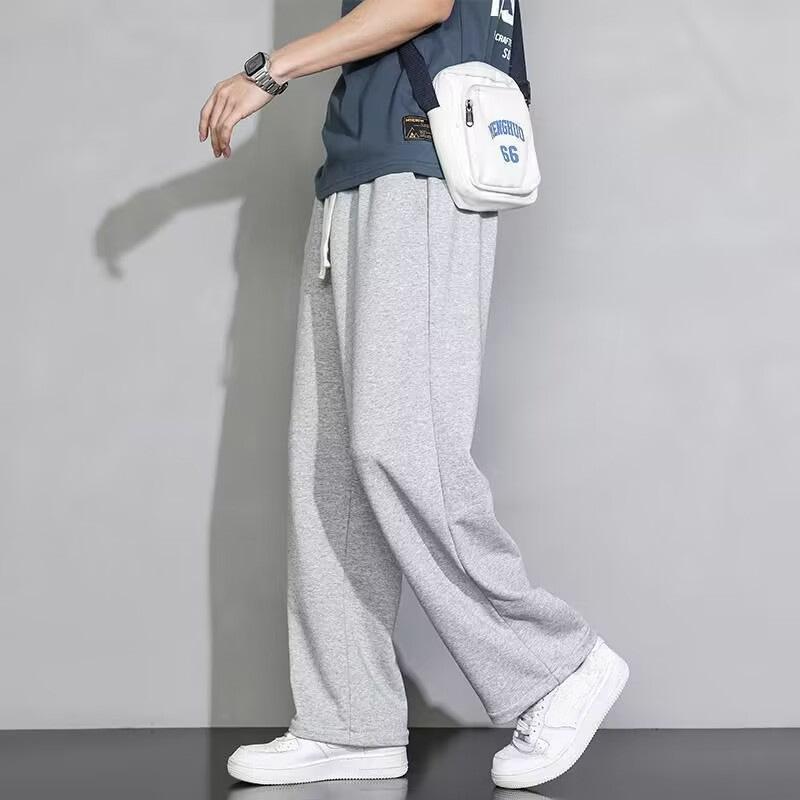Nadměrná velikost Volný střih Ležérní kalhoty Pánské Podzim Zima Móda Sport Kalhoty s rovnými nohavicemi Trendy Pohodlné pánské kalhoty