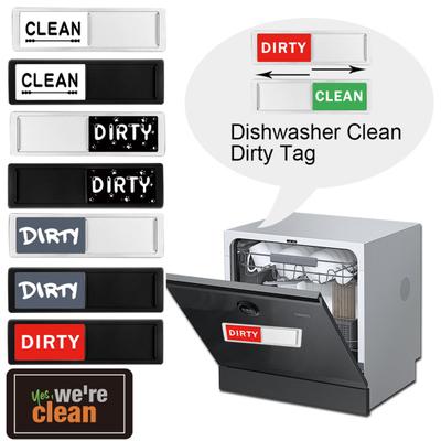 Magnet-Schild „Clean Dirty“, starker Magnet-Harzaufkleber in voller Größe für Küche, Zuhause, Schlafsaal, Kühlschrank, Geschirrspüler, Backofen