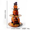 Three Tier Stylish Cake Display Stand Ideal For Halloween Celebrations Festive