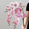 High-Quality White Phalaenopsis Orchid Artificial Flower – 3D Printed Single Stem Fake Orchid