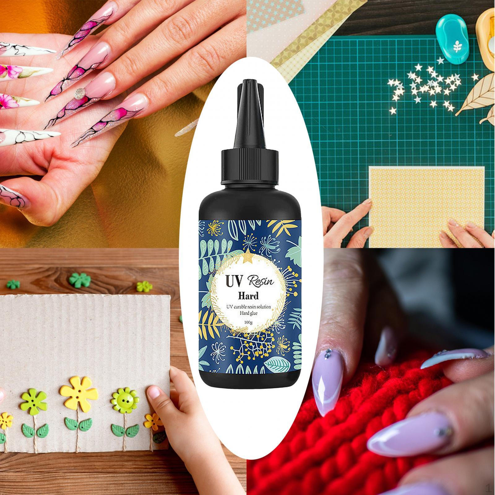 100G Epoxy Resin, Hard Resin for Jewelry Making, Transparent Glue, Projects DIY Craft