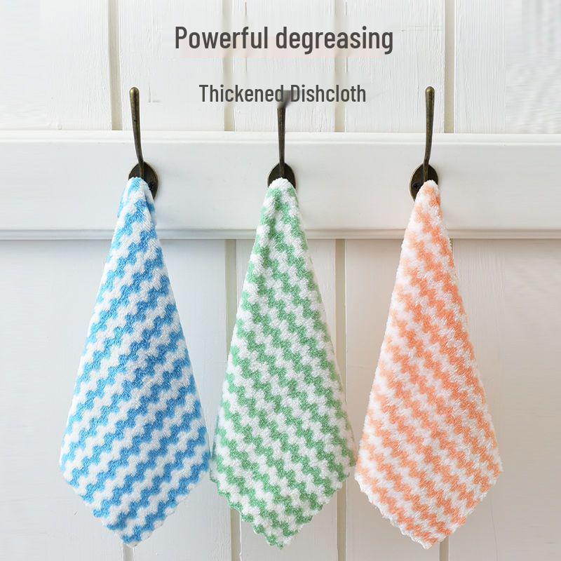 Nepřilnavá, nepouštějící vlákna, savá utěrka na nádobí - Silná, měkká, ideální pro kuchyňské úkoly a utírání stolů a misek