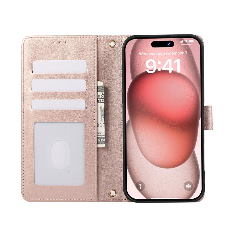 Flip phone case for Samsung S25Edge mobile phone leather case card S24 UITRAS21FES21PLUS23