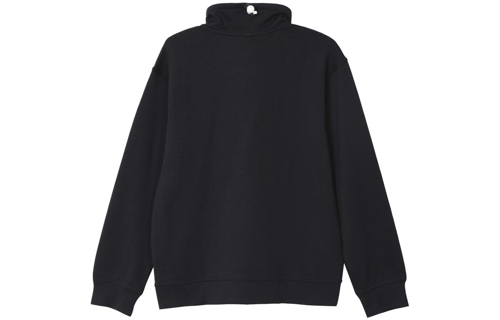 Nike Sweatshirts Men's Black Stand Collar Moderate Regular DQ6698-010