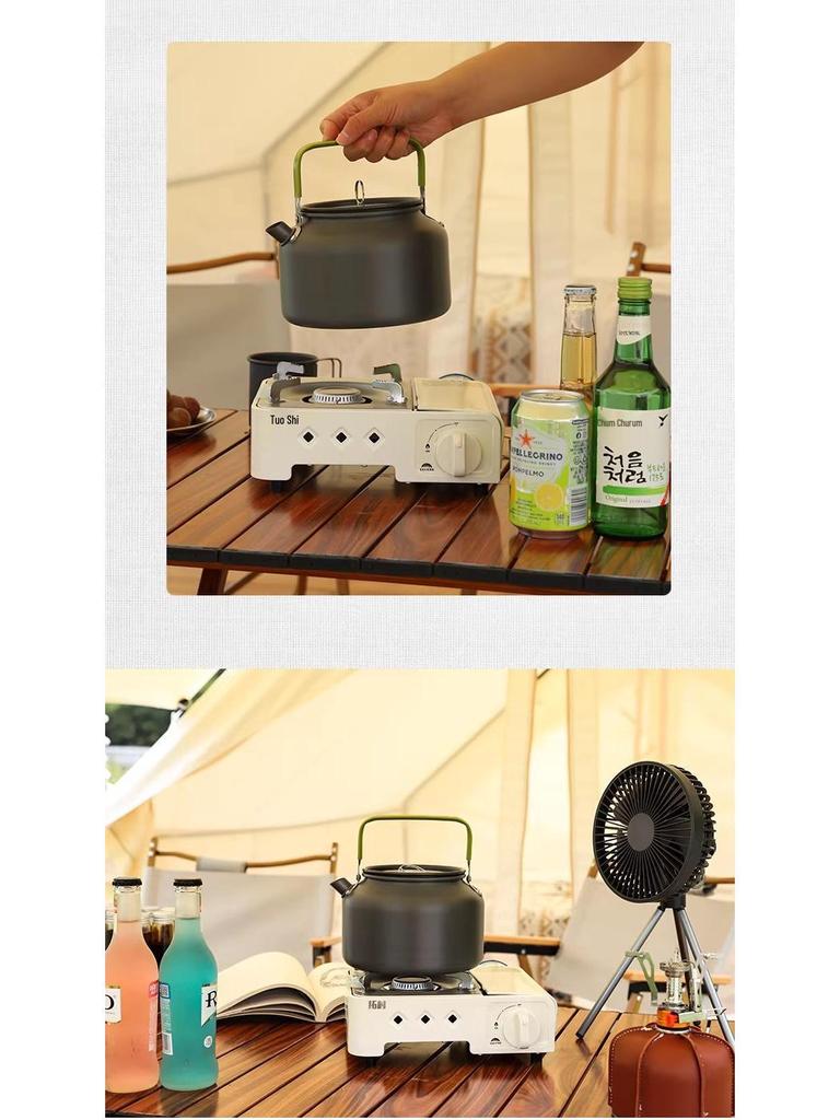 Przenośny czajnik do kawy i herbaty 1,8 l na kemping, piknik i wspinaczkę