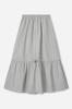Jaa [Jaah] Shirred Two-Way Skirt_Gray
