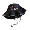 Hello Kitty Denim Fisher Hat With Wide Brim Sun Protection For Summer Outings