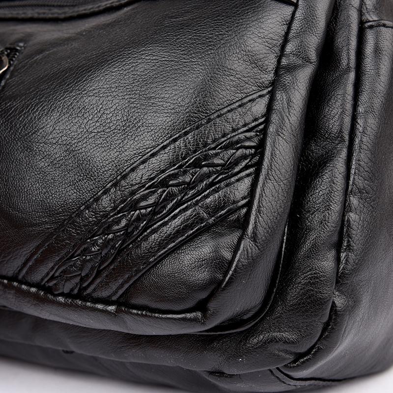 Dameveske Mor Crossbody-veske Stor kapasitet Flerroms Skulderveske