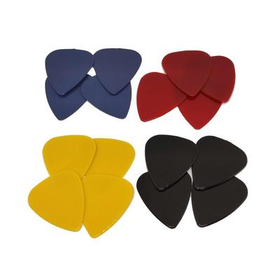 Rockson Guitar 4 Different Thicknesses of Picks, 16-Piece Set, (4 Each) 0.58mm, 0.71mm, 0.96mm, 1.20mm