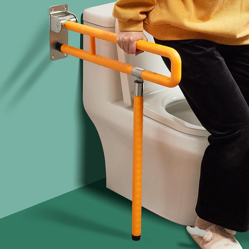 Anti-Slip Safety Handrail for Elderly & Disabled - Foldable Toilet Support
