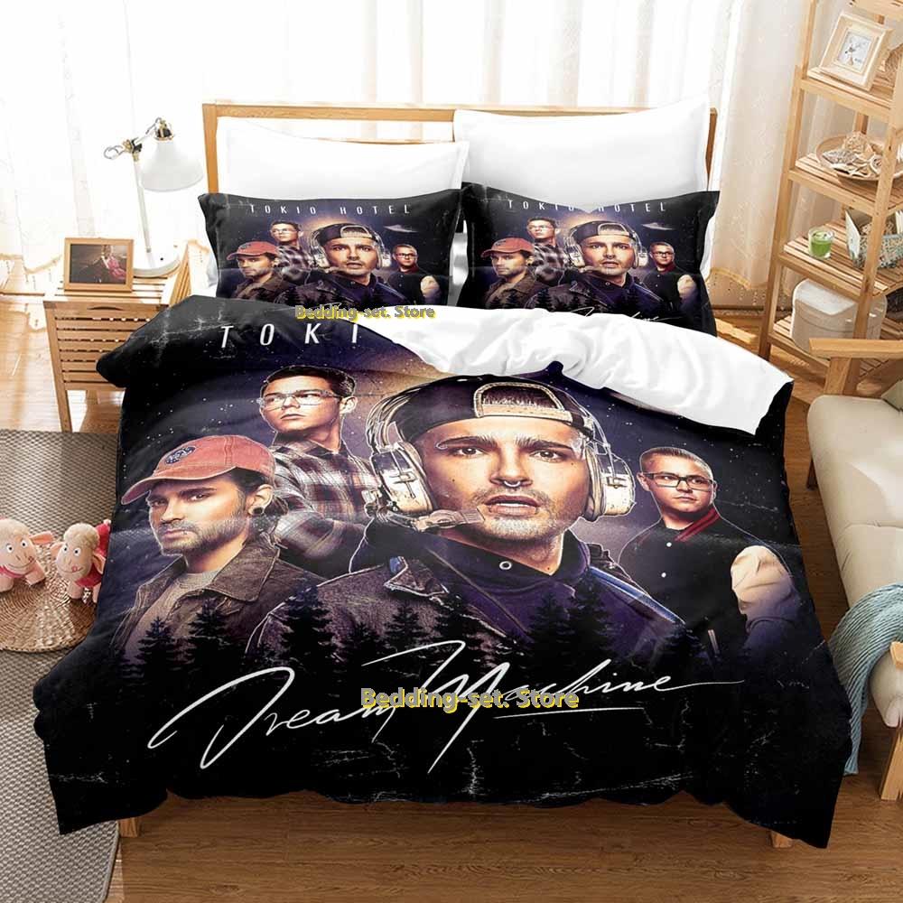 Comforter Tokio Hotel Bedding Set Single Twin Full Queen King Size Bed Set Adult Kid Bedroom Duvet Sets 3D Print Anime Bed