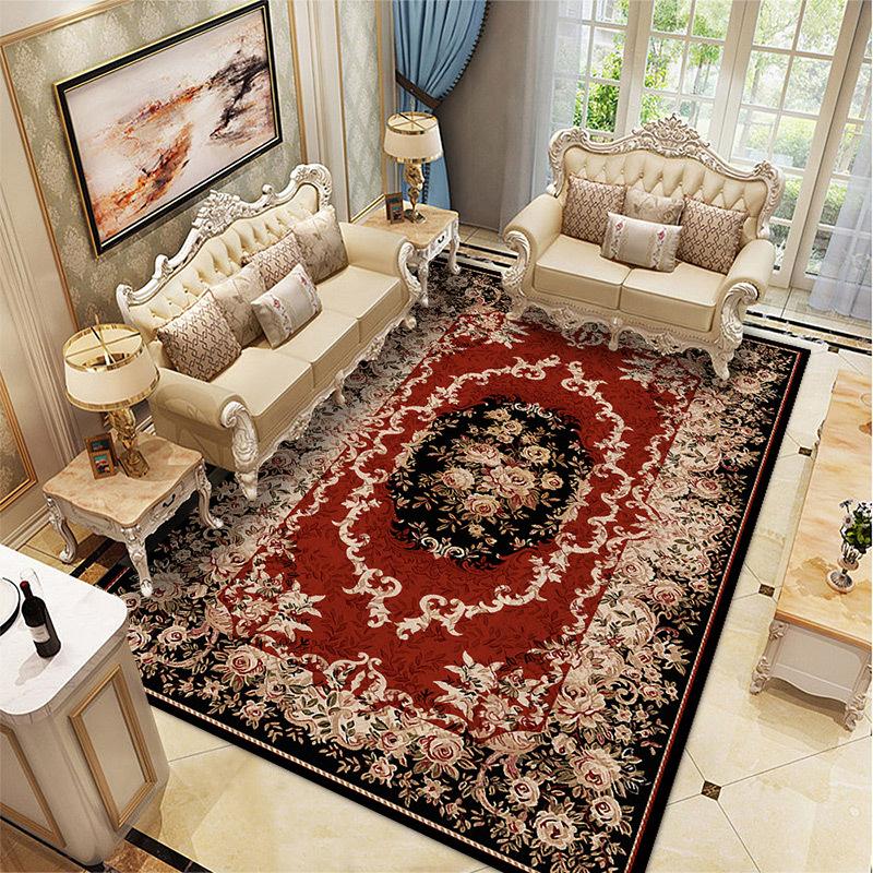 Persian Carpet Living Room Bedroom Home Sofa Tea Table Floor Mat Bedside Mat