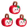 Polyester Water Resistant Apples Designs Bag Spacious Organizer for Organizing Makeup Sweets Travel Essential