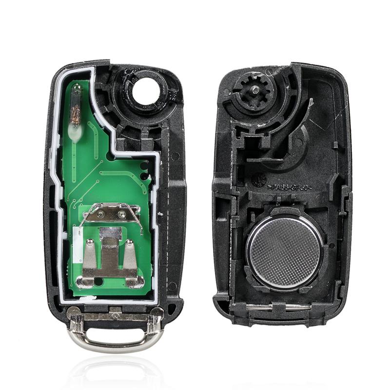 2 Buttons Remote Key For VW For Volkswagen GOLF PASSAT Tiguan Polo Jetta Beetle 5K0 837 202AD 5K0837202AD 433MHz ID48 Chip