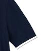 Wacky Willy Women'S Typographic Logo Color Block Short Sleeve Knit Navy
