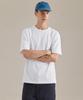 BASIC HOUSE Uni 16-Count Cotton Relaxed Fit Short Sleeve T-Shirt White Lats0109