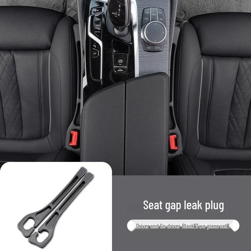 Förvaringsbox för bilbarnstolsglipa och set med läckagesäker tätning