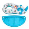 ABC Sun Shading Mother Child Boat Detachable Floating Boat Infant Interaction Swim Ring Adults Children Paddling Boat With