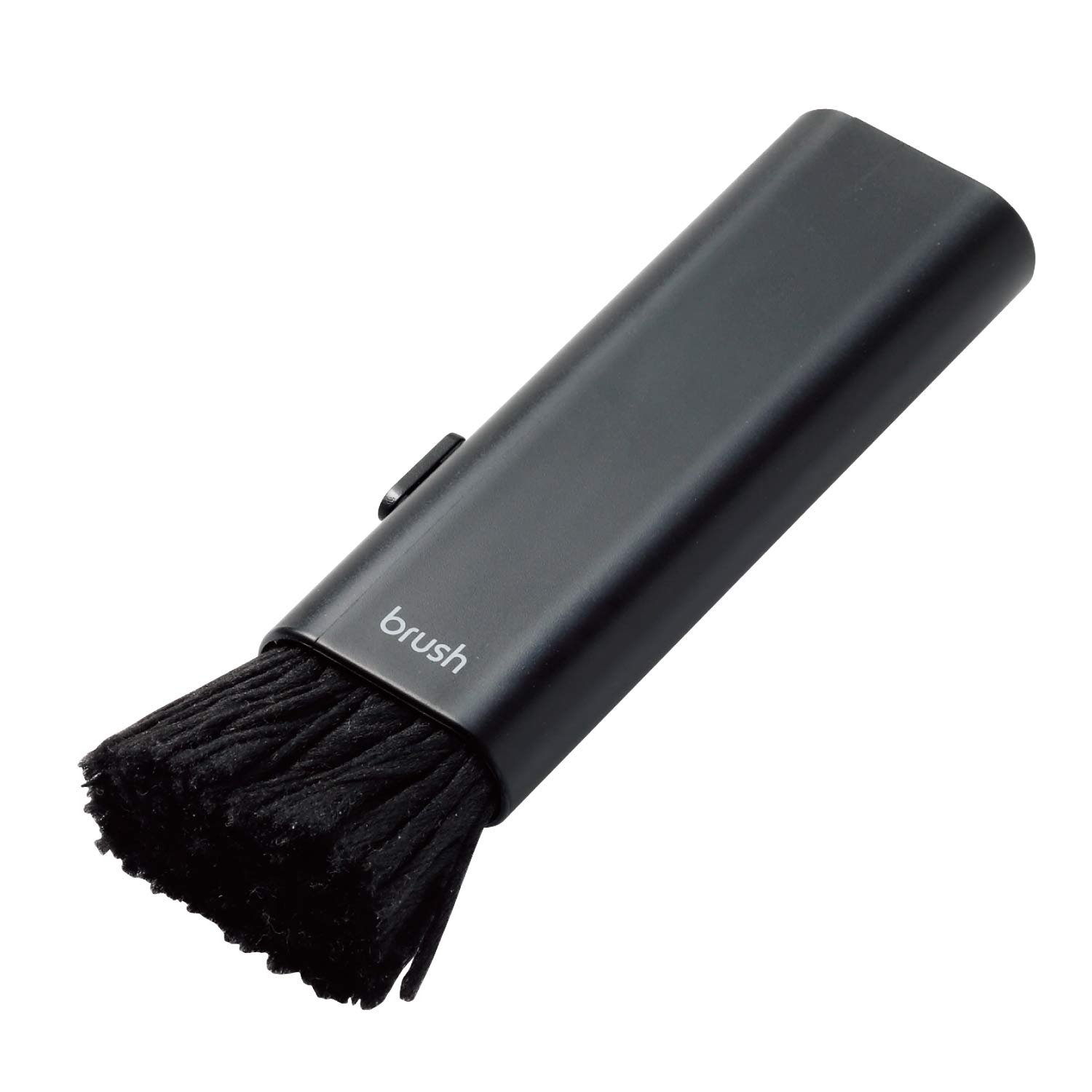 

ELECOM Хранилище для чистящих средств со щелевой щеткой, Антистатическое волокно, Компактный, Тип, Щетка, Двусторонние щетинки, Моющийся, Черный, KBR-AM014AS