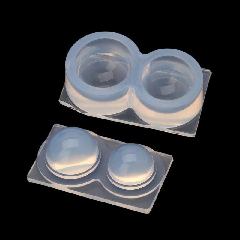 3D Round Ball Oval Square Silicone Molds DIY Pendant Mold For Epoxy Resin 3D Mould Jewelry Making Crafts Tools Accessories