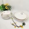 Commercial Ceramic Hot Dish Serving Plate with Warmer