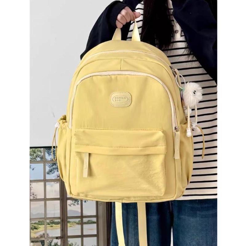 Schoolbag Female Japanese Casual ins Wind Light Commuter Travel Backpack College Student High School Student Versatile Backpack