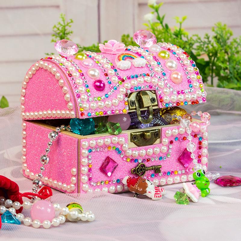 DIY Mystery Egg Puzzle Treasure Chest: Creative Wooden Storage Box & Lucky Bag Gift for Kids